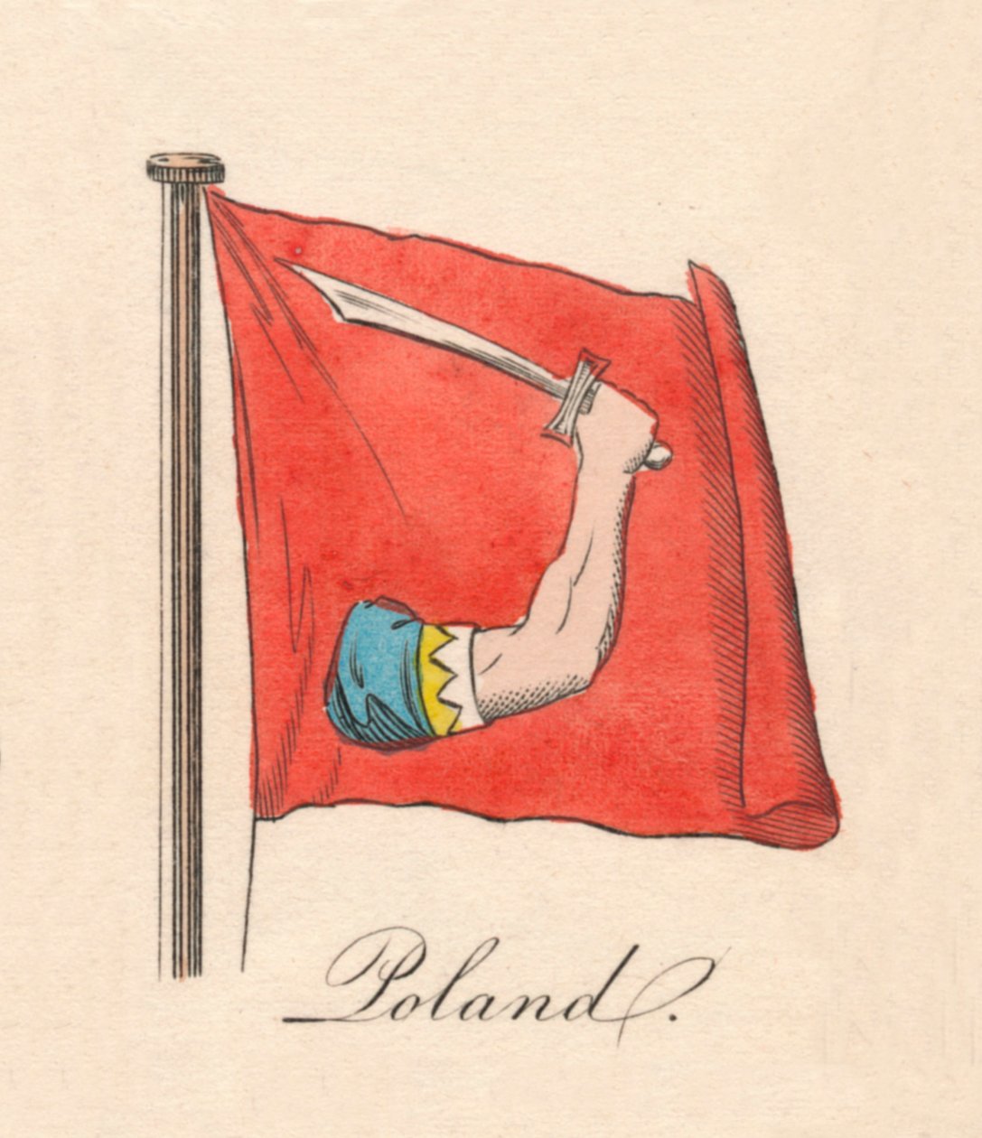 Puola, 1838 tekijältä Unbekannt