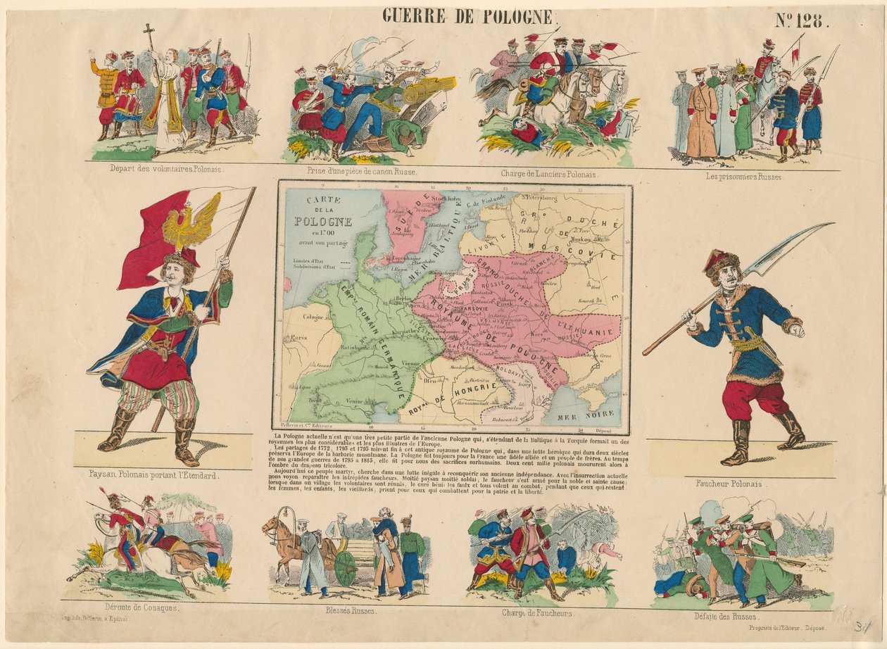 Puolan sota, 1831 tekijältä Unbekannt