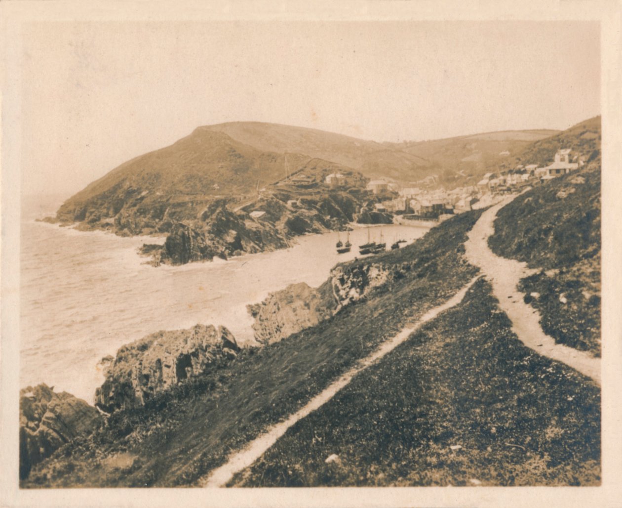 Polperro näköalapaikalta, 1927 tekijältä Unbekannt