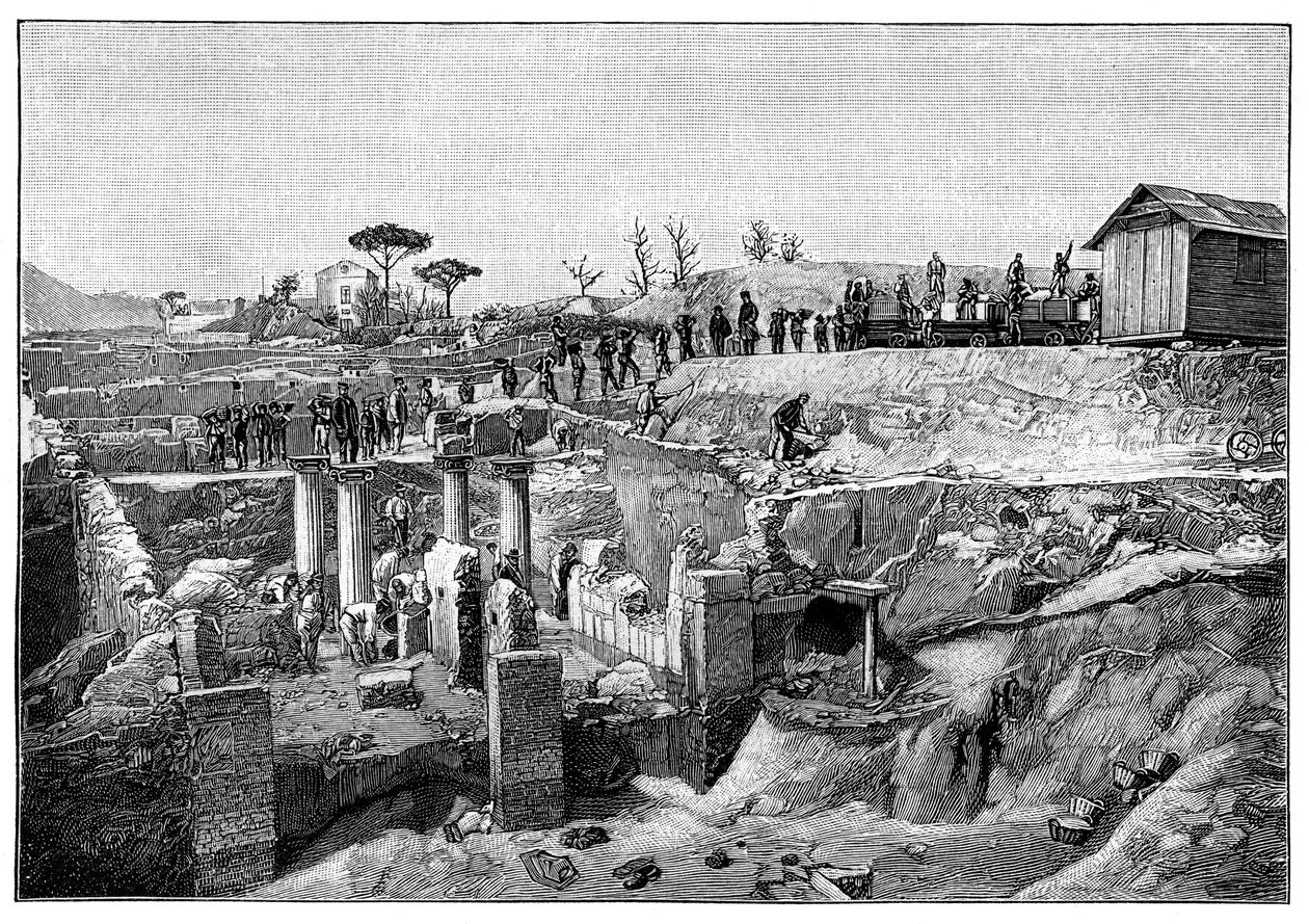 Pompeji, Italia, 1900 tekijältä Unbekannt