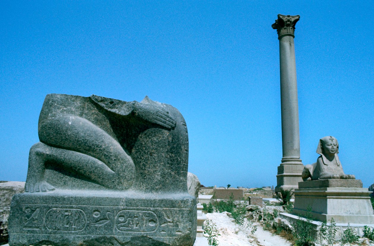 Pompeuksen pilari, Aleksandria, Egypti tekijältä Unbekannt