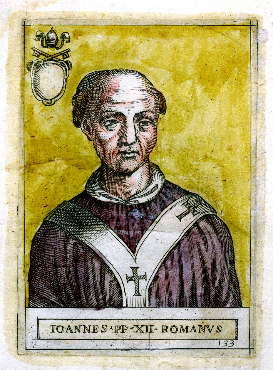 Paavi Johannes XII c937-964, 1800-luku tekijältä Unbekannt