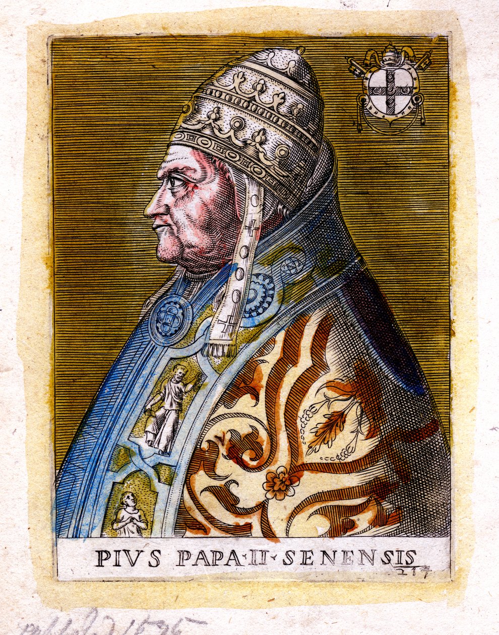 Paavi Pius II, 1800-luku tekijältä Unbekannt