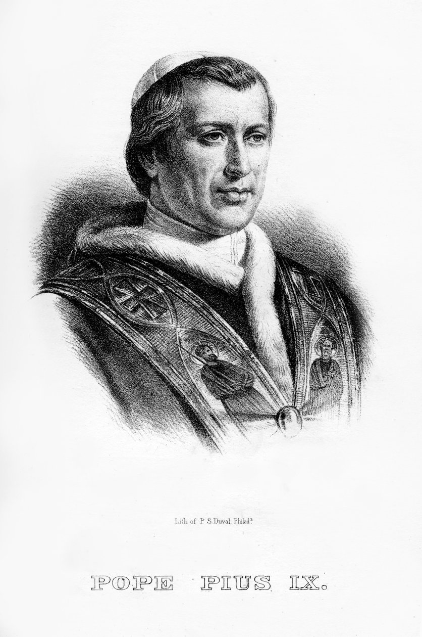 Paavi Pius IV, 1854 tekijältä Unbekannt