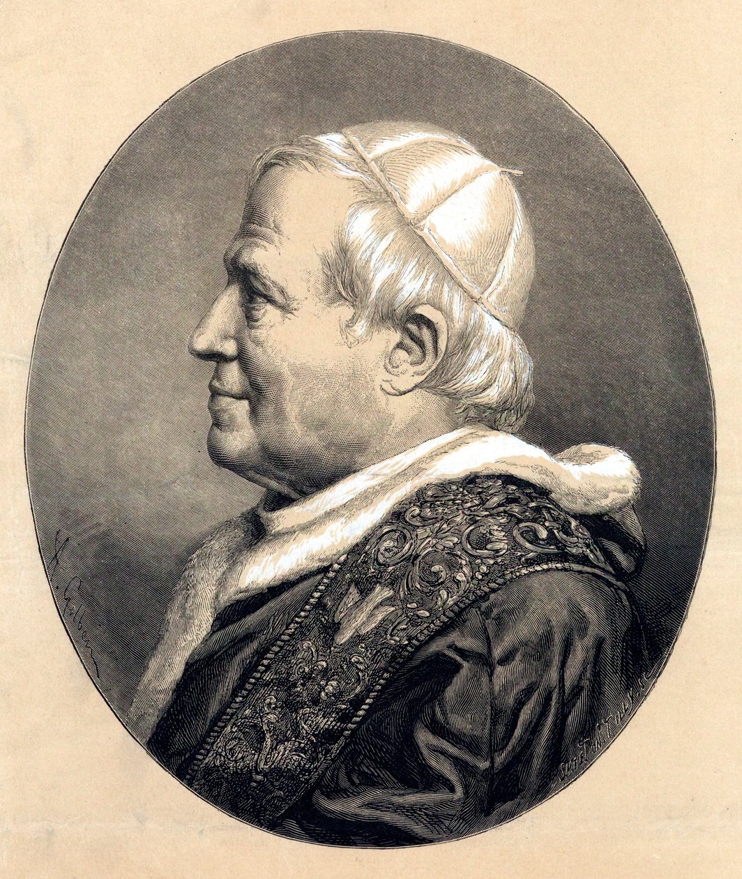 Paavi Pius IX, 1846 tekijältä Unbekannt