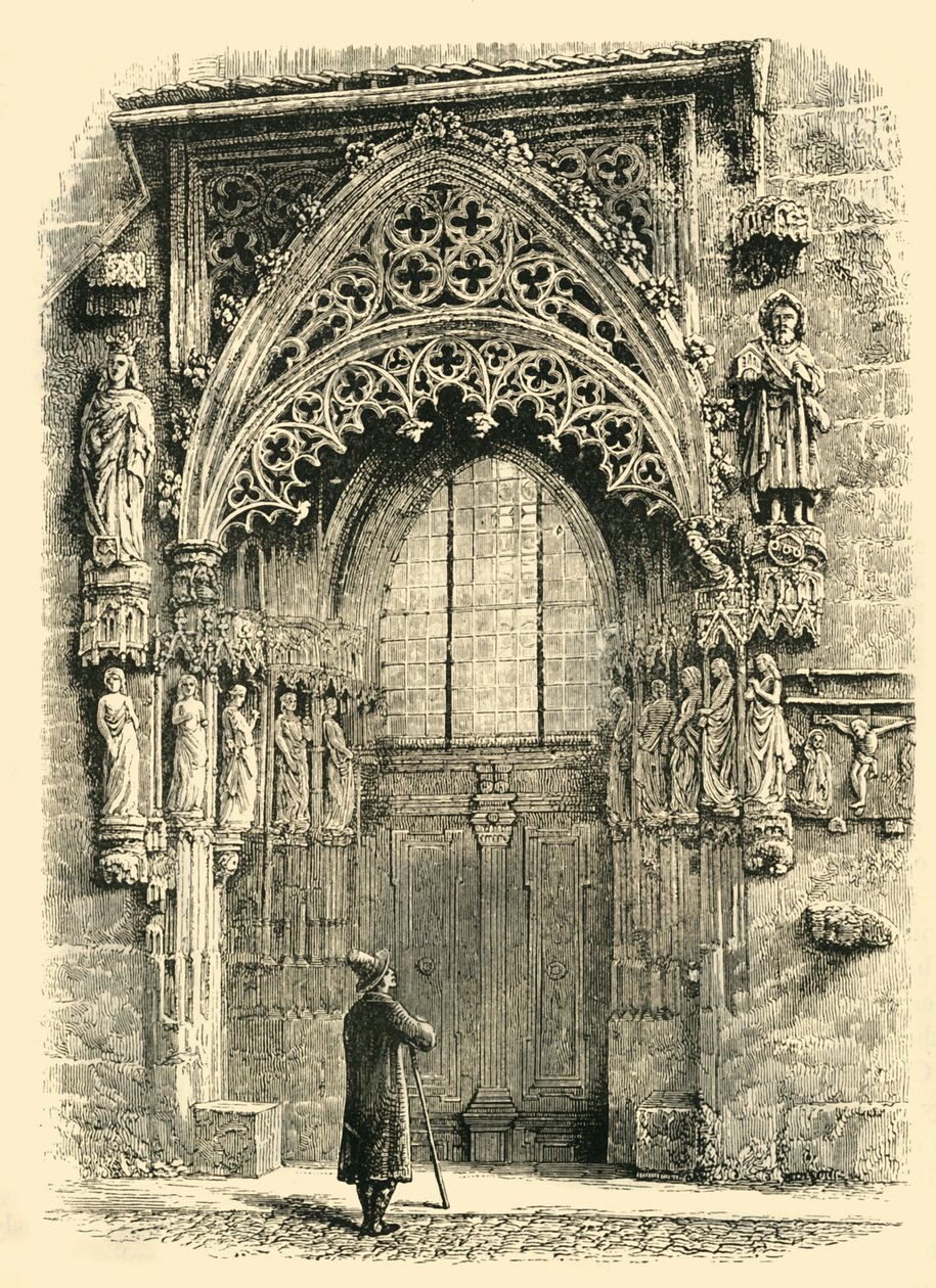 Porsche St. Sebaldus -kirkosta, Nürnberg, 1890. tekijältä Unbekannt