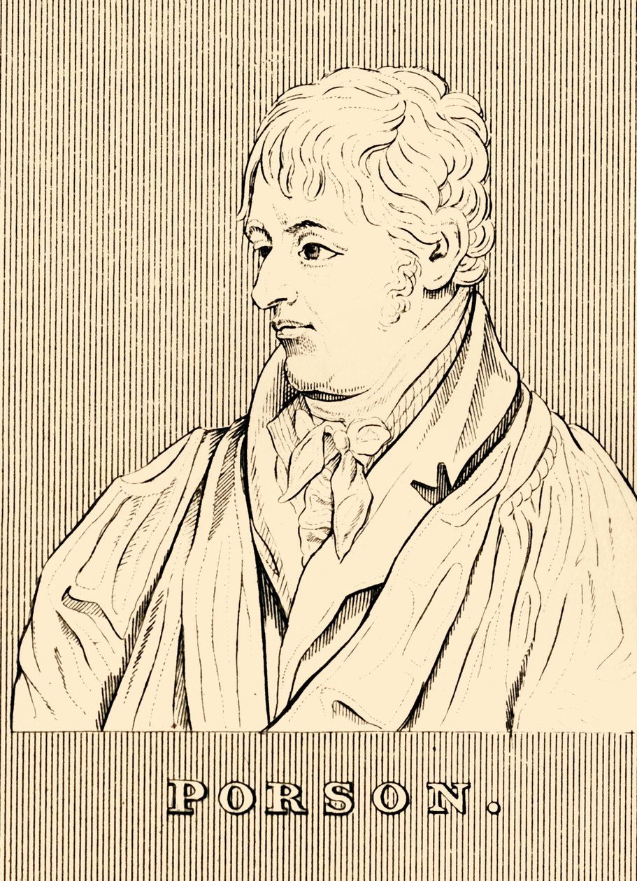 Porson, 1759-1808, 1830. tekijältä Unbekannt