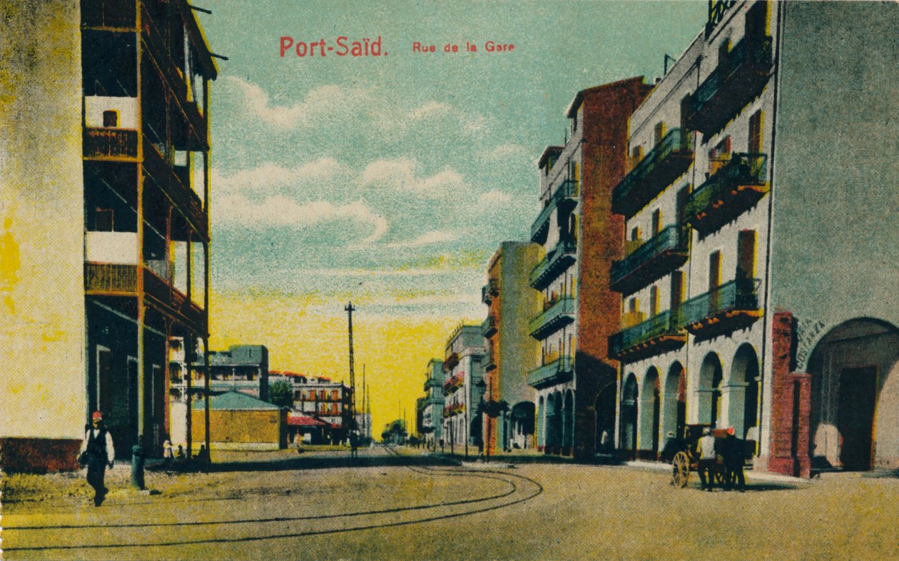 Port sanoi. Station Street, c1900 tekijältä Unbekannt