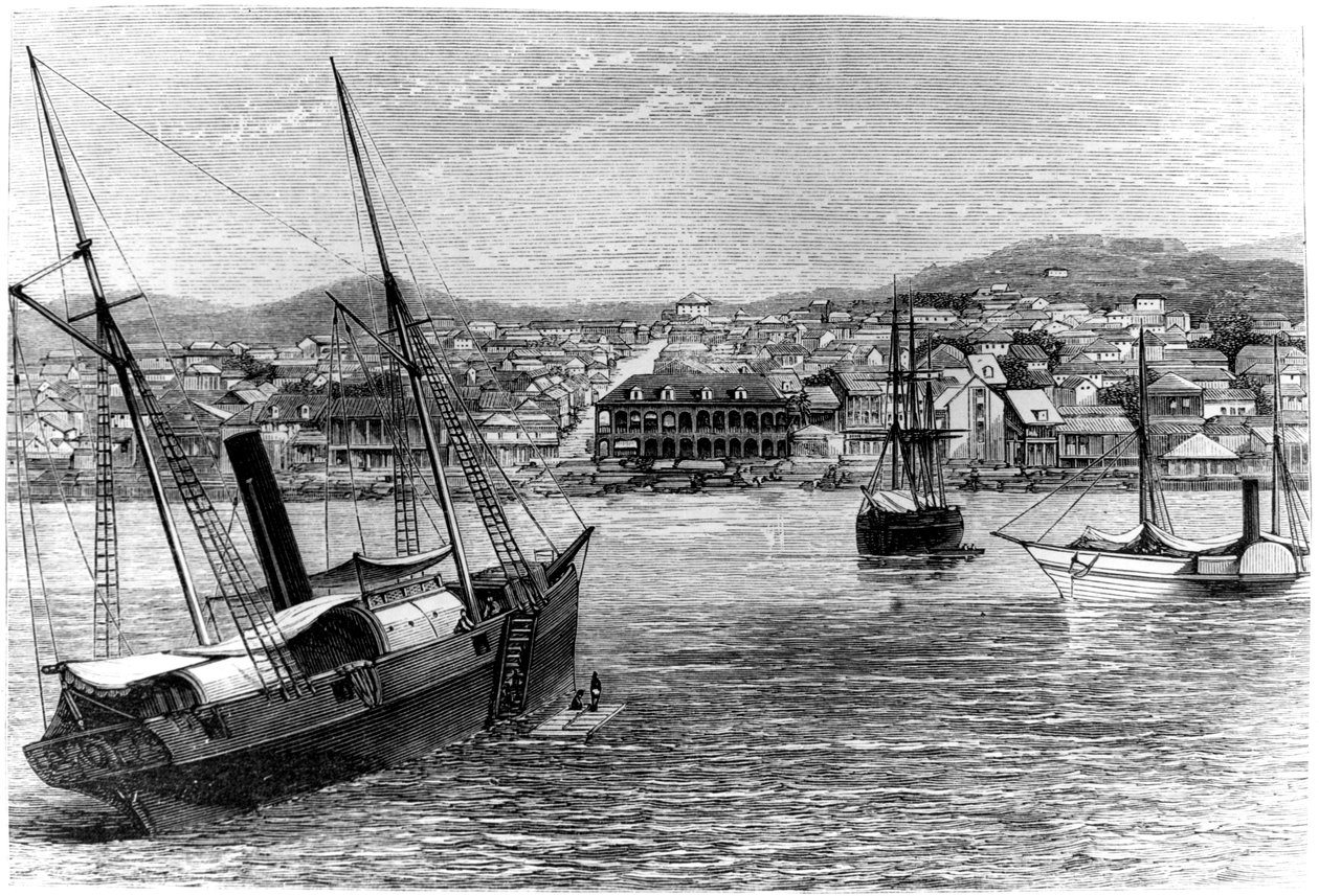Port au Prince, Haiti, 1873 tekijältä Unbekannt