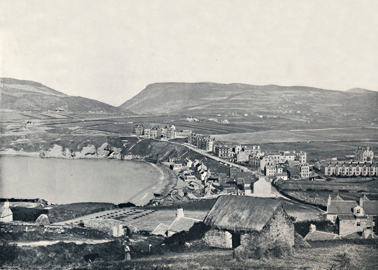 Port Erin - Panoraamanäkymä kaupunkiin ja sen lähialueille, 1895 tekijältä Unbekannt