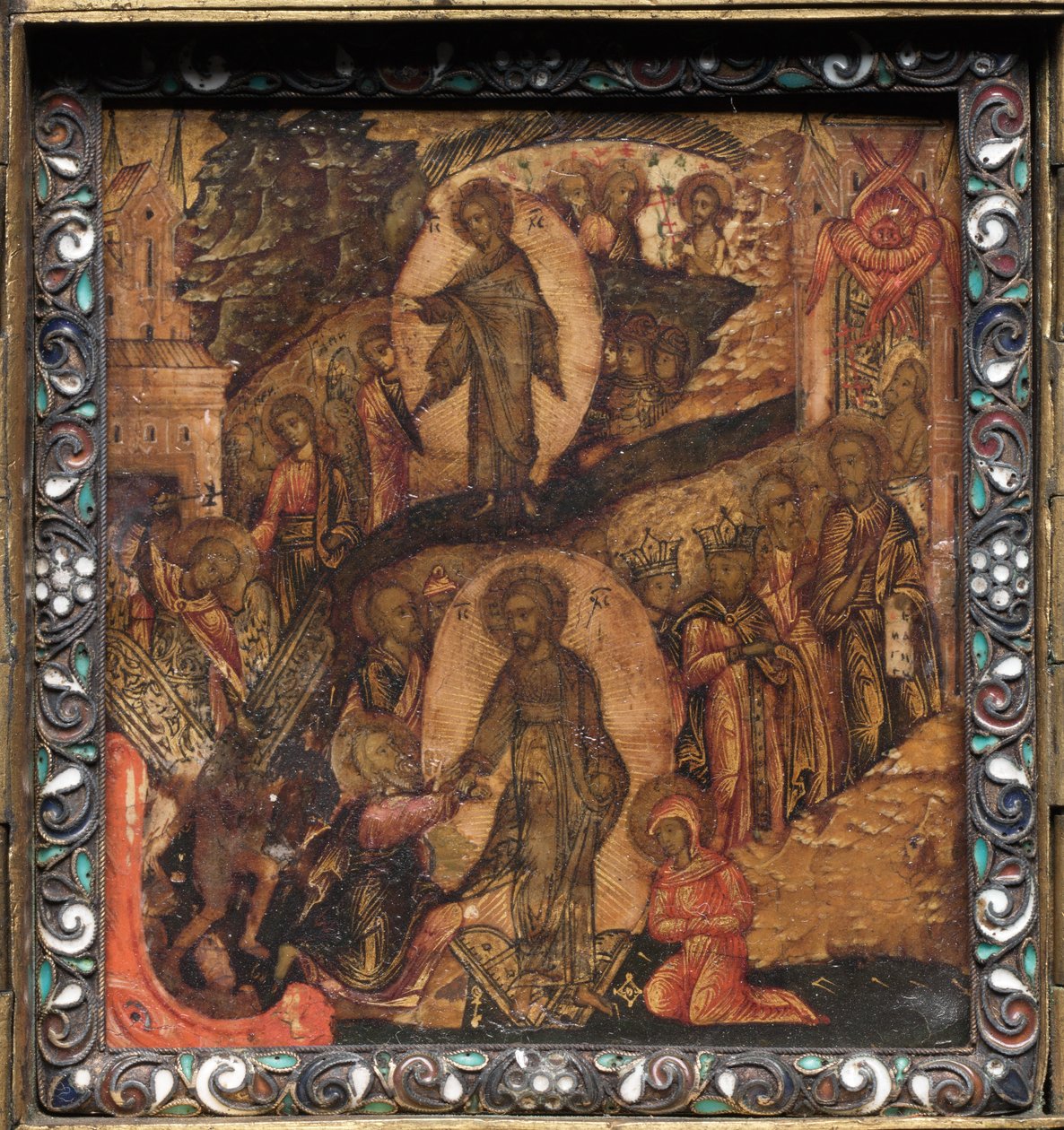 Kannettava triptyykkikuvake, 1600-luku. tekijältä Unbekannt