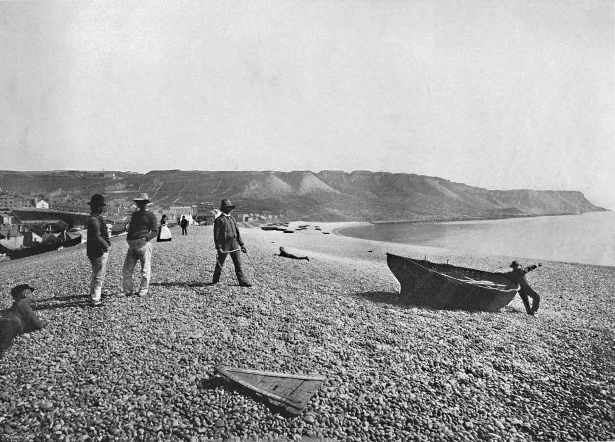 Portland - Chesil Beach, 1895 tekijältä Unbekannt