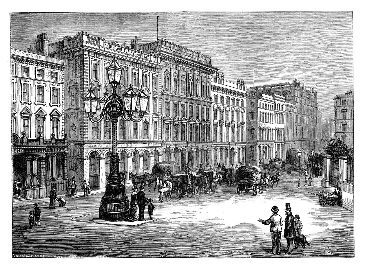 Portland Street, Manchester, 1800-luvun loppu tekijältä Unbekannt