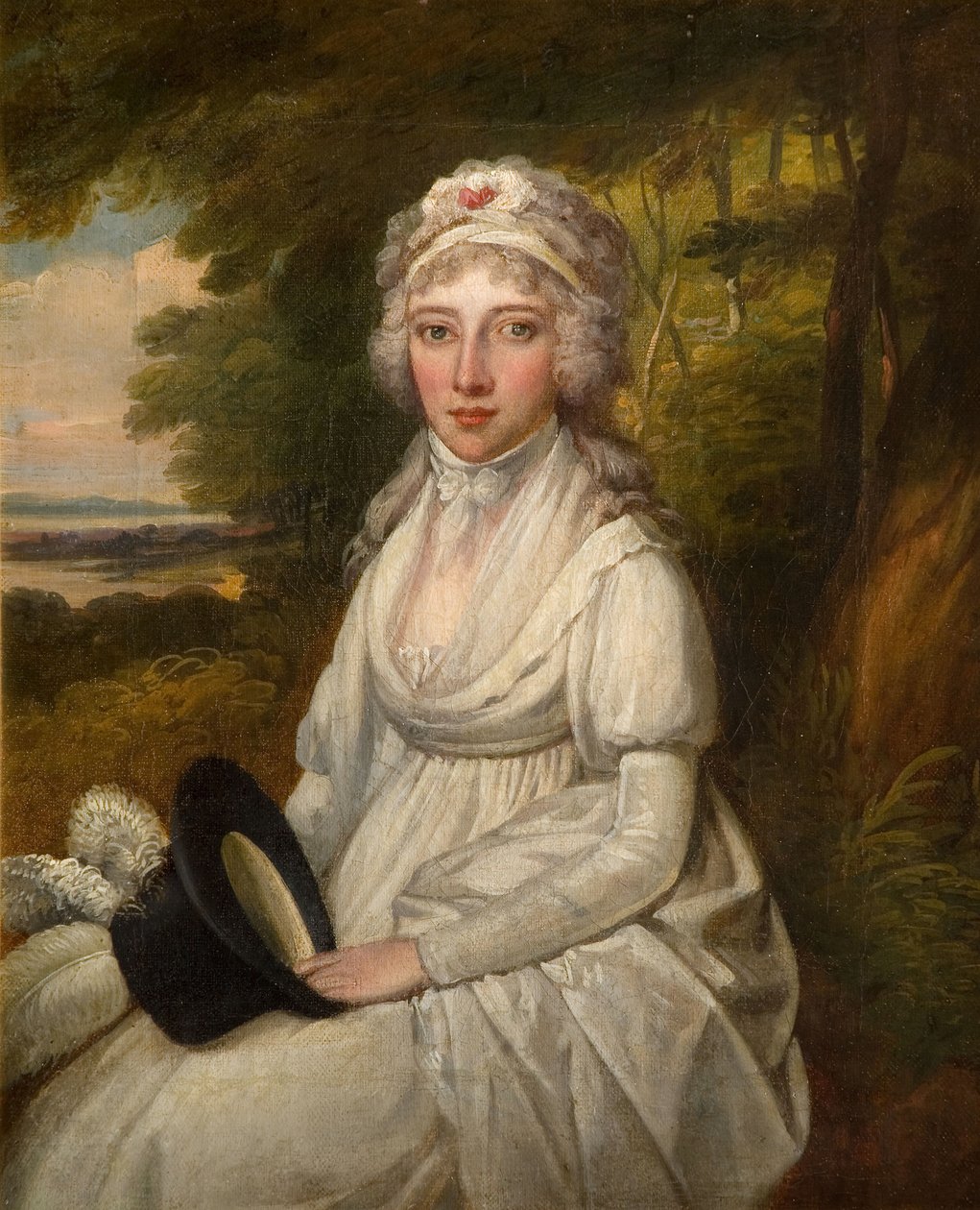 Osler-perheen naisen muotokuva, 1780-1800. tekijältä Unbekannt