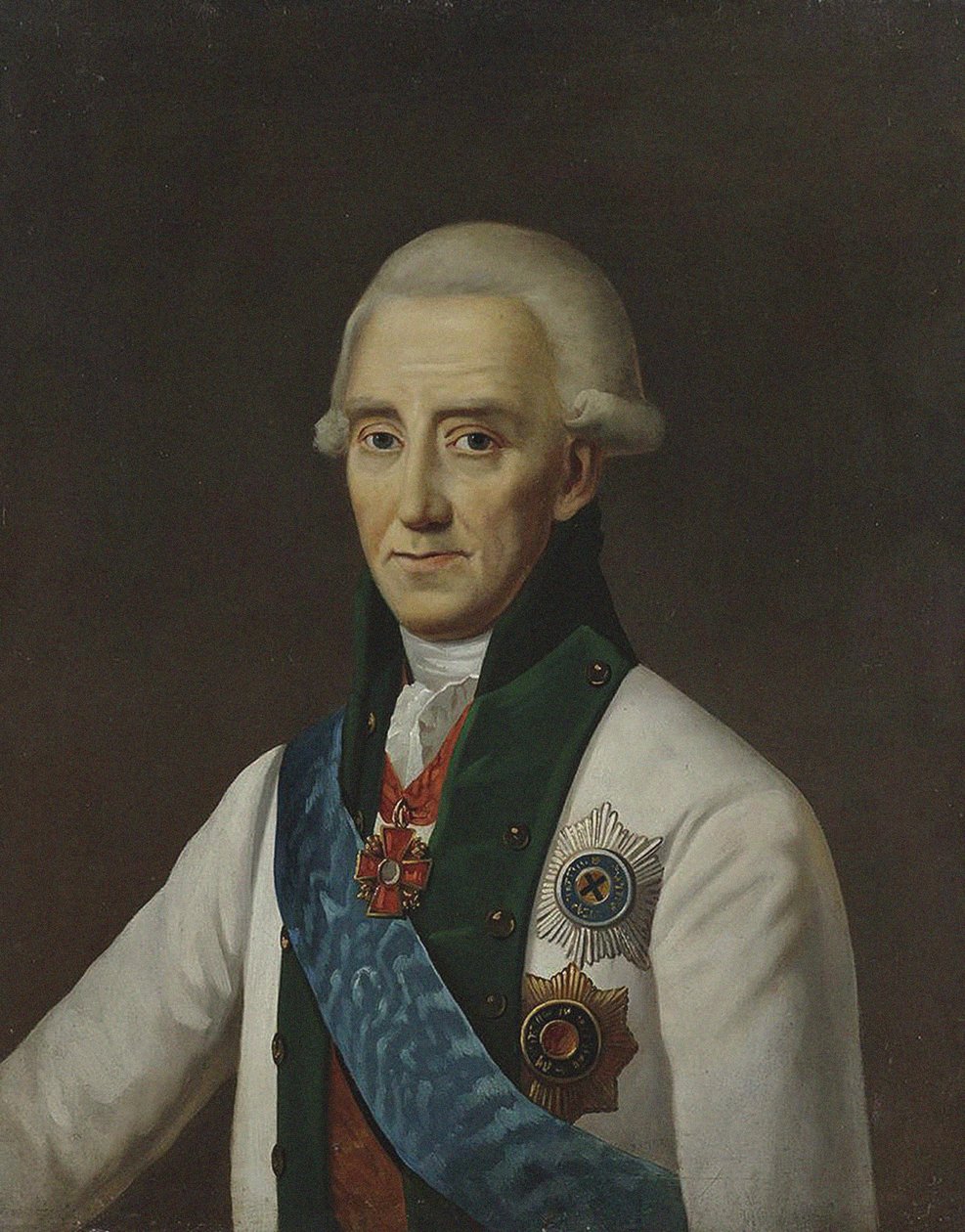 Amiraali Vasily Chichagovin muotokuva 1726-1809. tekijältä Unbekannt