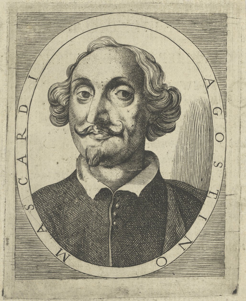 Agostino Mascardin muotokuva 1590-1640, 1640-1650. tekijältä Unbekannt