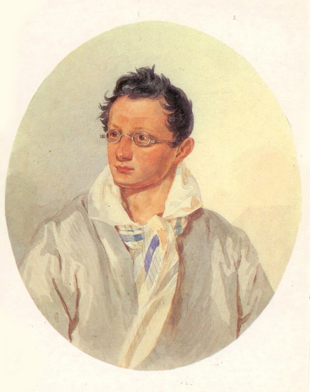 Aleksanteri Nikolajevitš Raevskin muotokuva 1795-1868, 1820-luku tekijältä Unbekannt