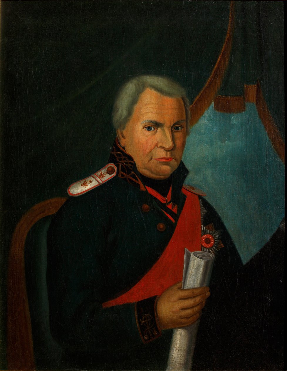 Aleksanteri Semjonovitš Shishkovin muotokuva 1754-1841, 1820-luku tekijältä Unbekannt