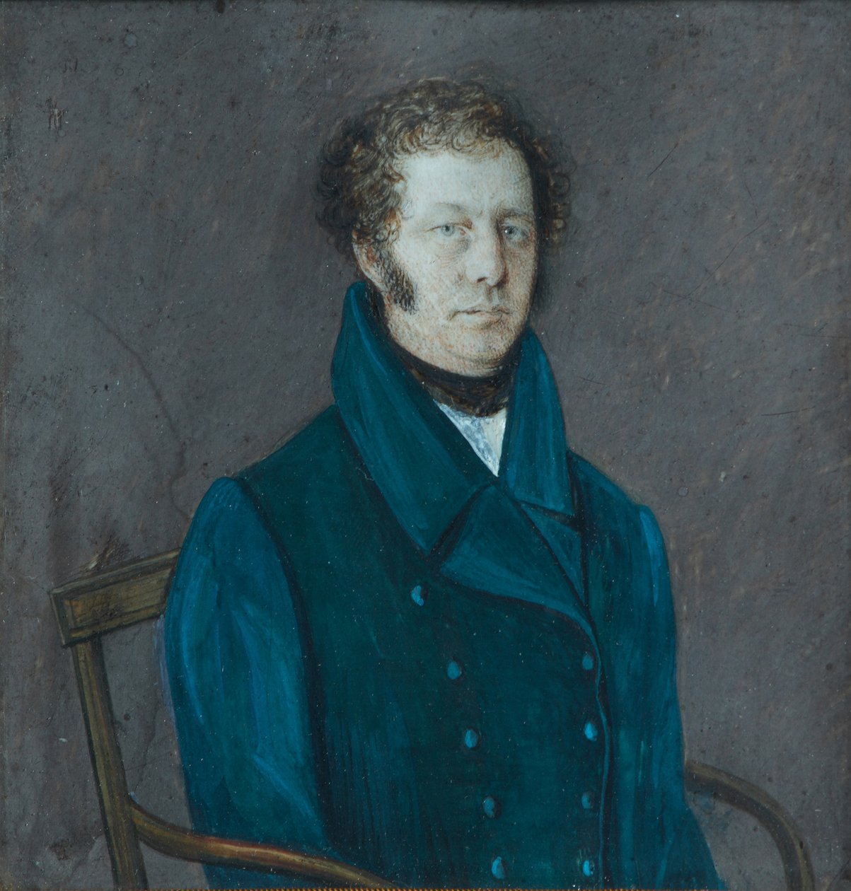 Aleksei Gavrilovich Popovin muotokuva 1760-1857, 1800-luvun toinen neljännes tekijältä Unbekannt
