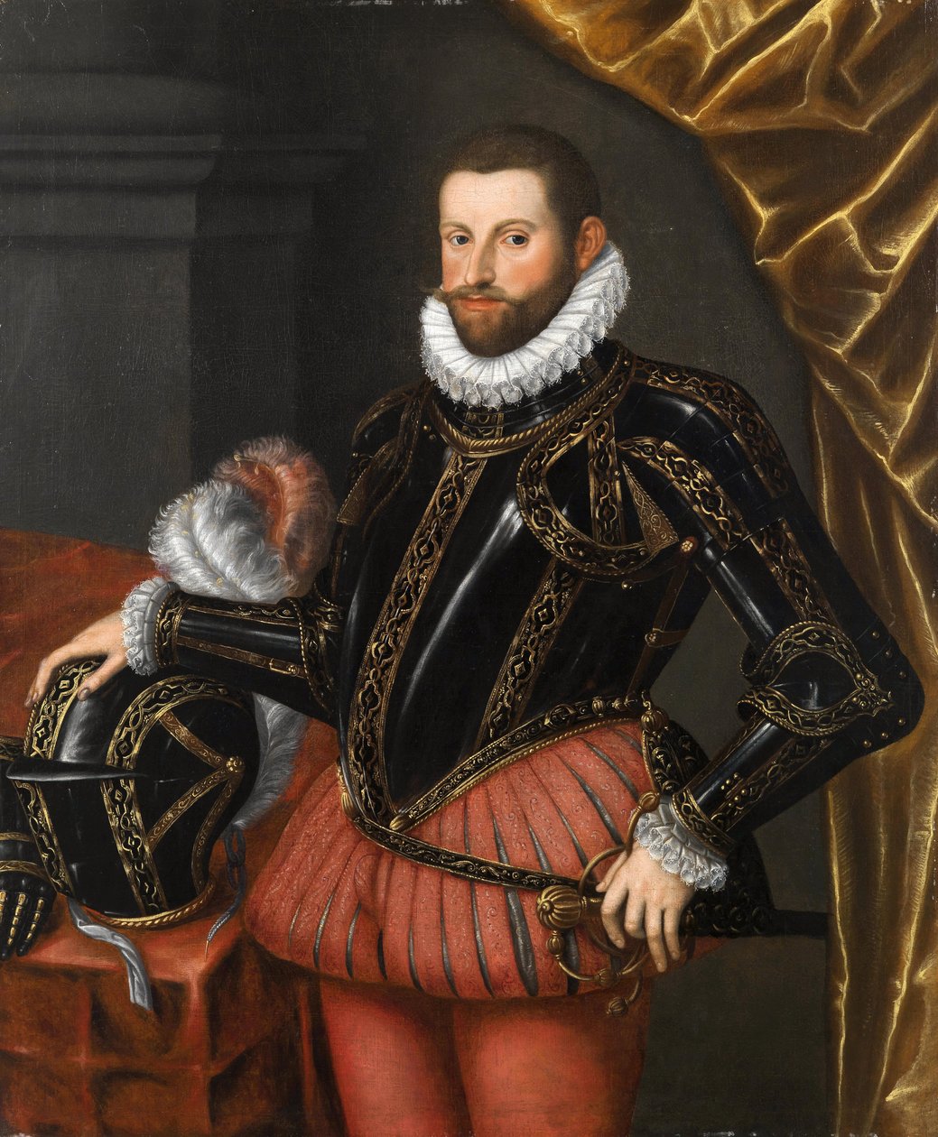 Itävallan arkkiherttua Ernestin muotokuva 1553-1595, 1500-luvun toinen puoli. tekijältä Unbekannt