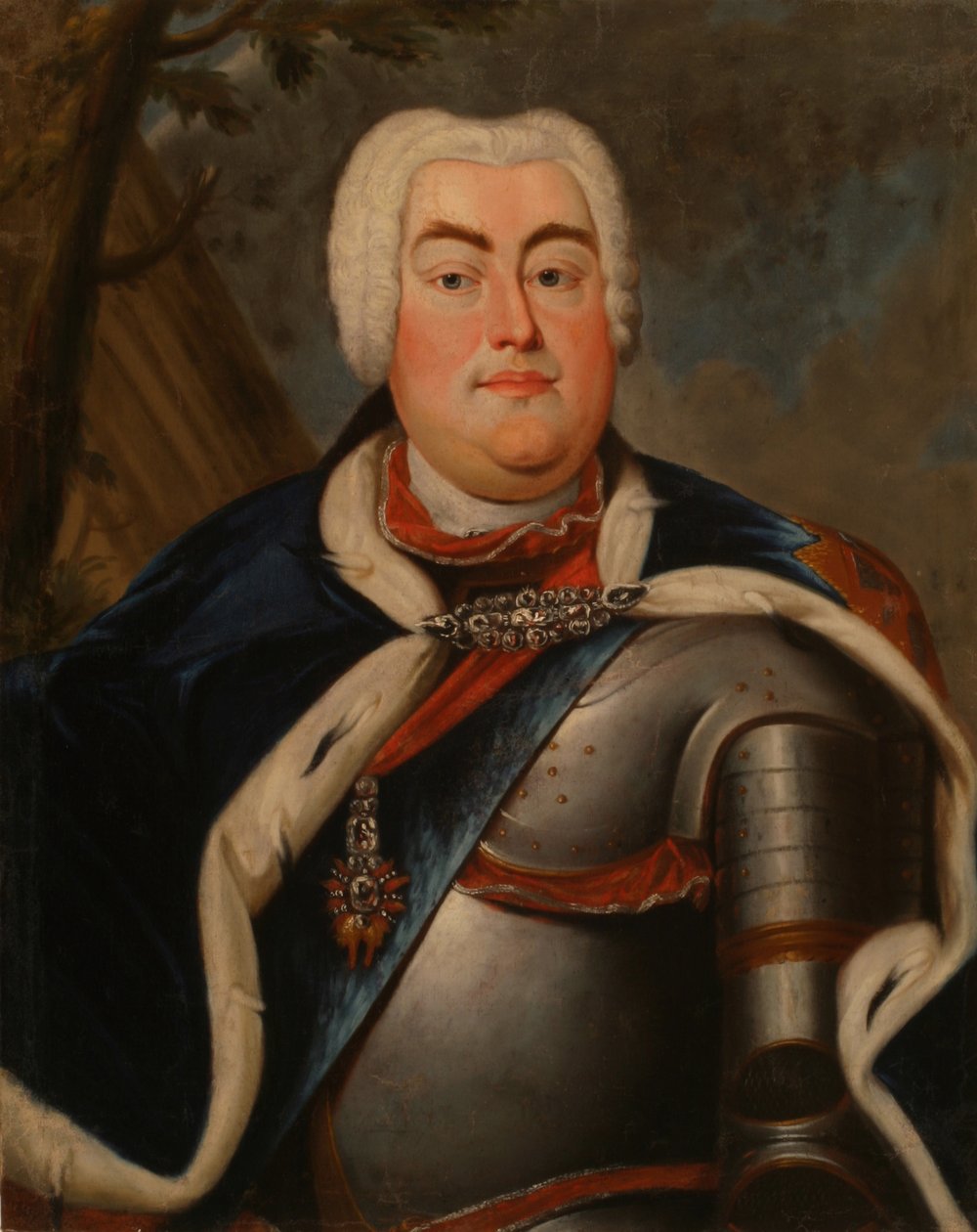 Puolan Augustus III:n muotokuva tekijältä Unbekannt
