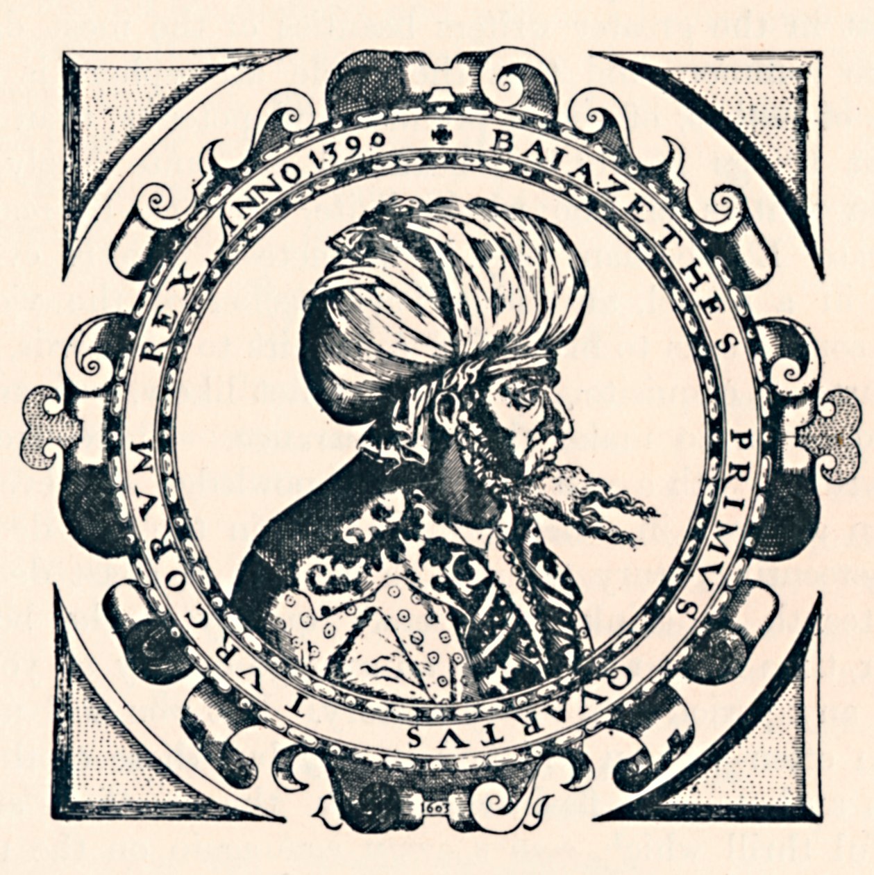 Bajazetin muotokuva, 1603, 1903 tekijältä Unbekannt