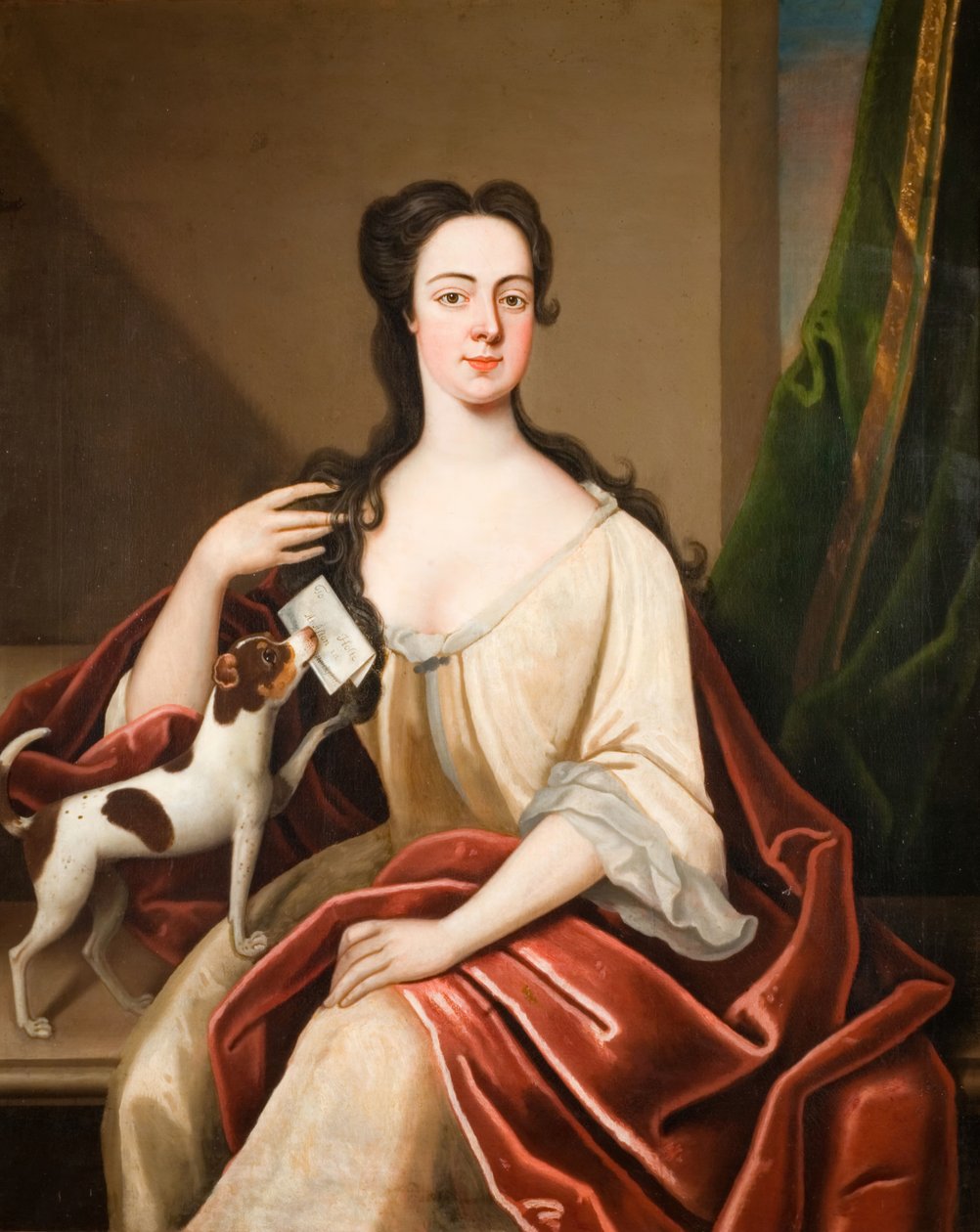 Barbara Listerin muotokuva, 1740-1750. tekijältä Unbekannt