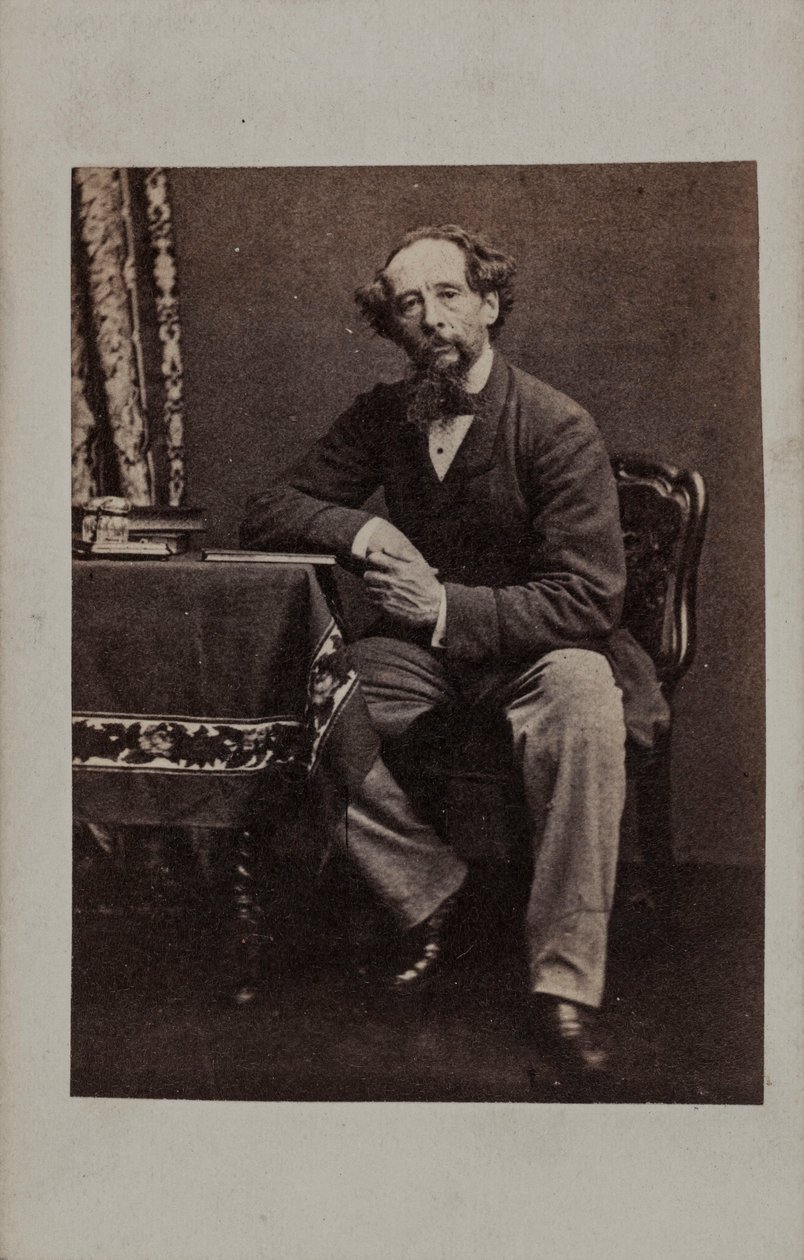 Charles Dickensin muotokuva 1812-1870, 1860-luku. tekijältä Unbekannt