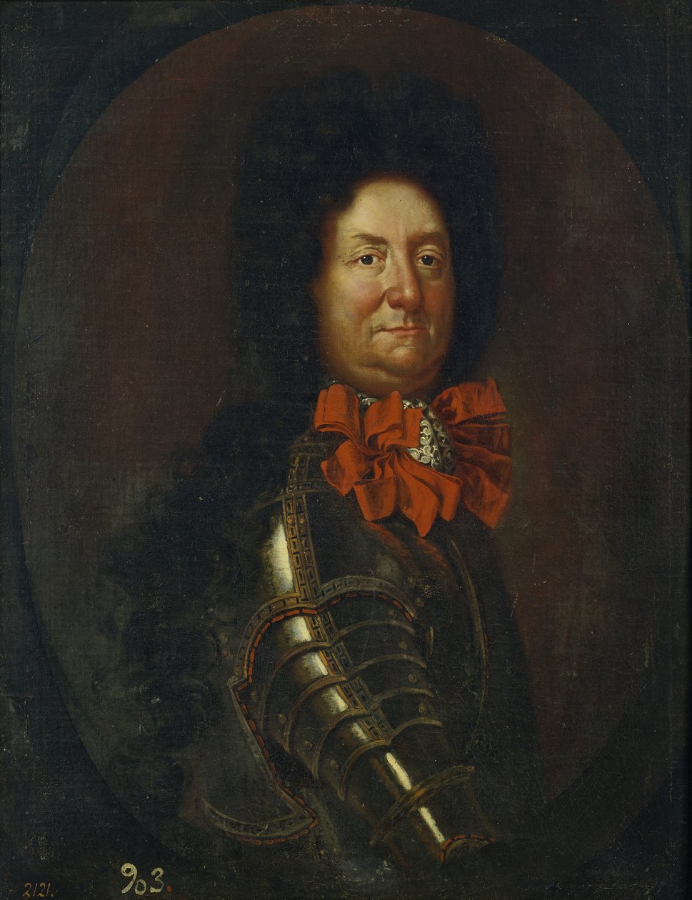 Kaarle III Filippoksen muotokuva, vaaliruhtinas Palatinus 1661-1742, n. 1710 tekijältä Unbekannt