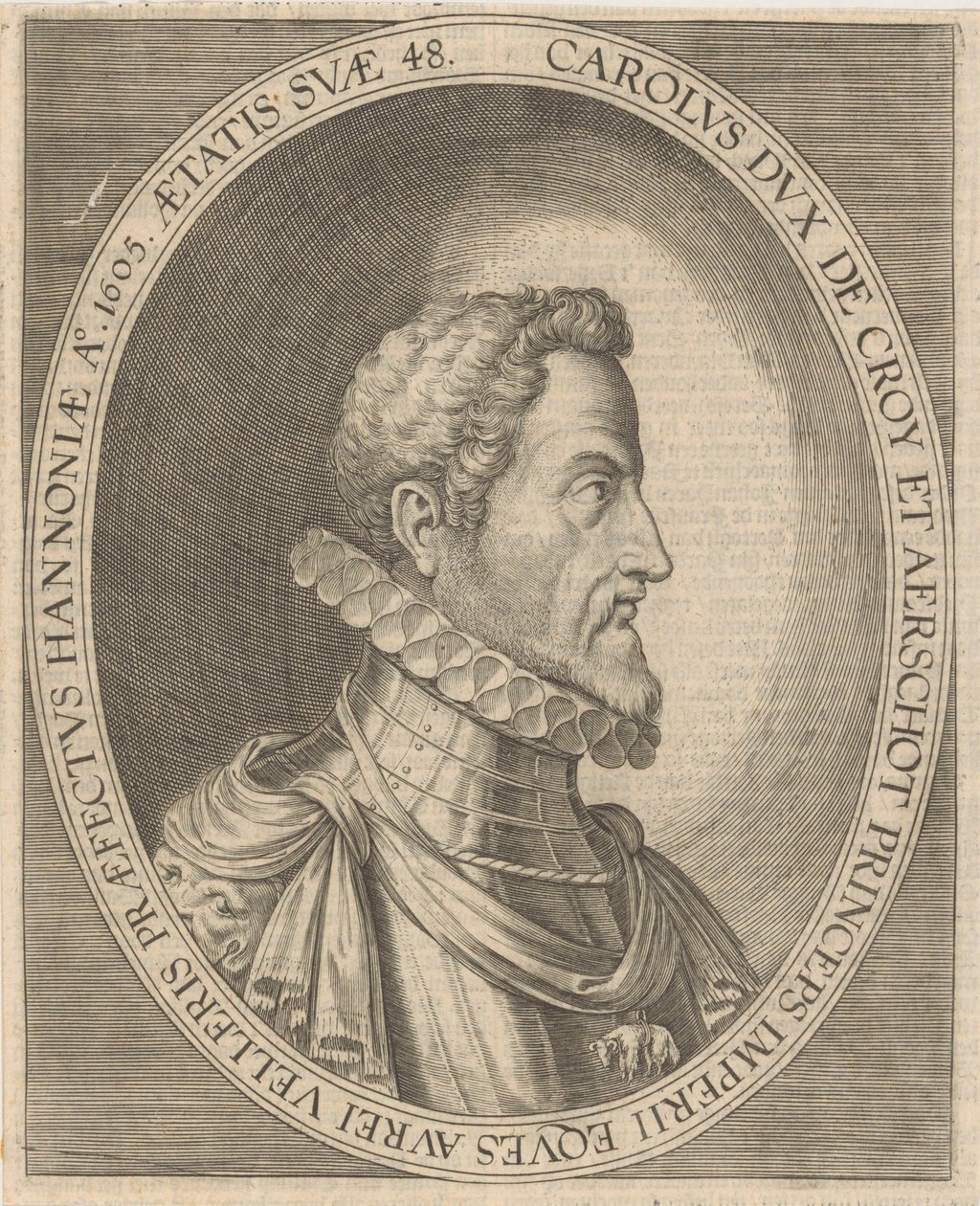 Kaarle III:n muotokuva Croÿsta 1560-1612, 1600-luku. tekijältä Unbekannt