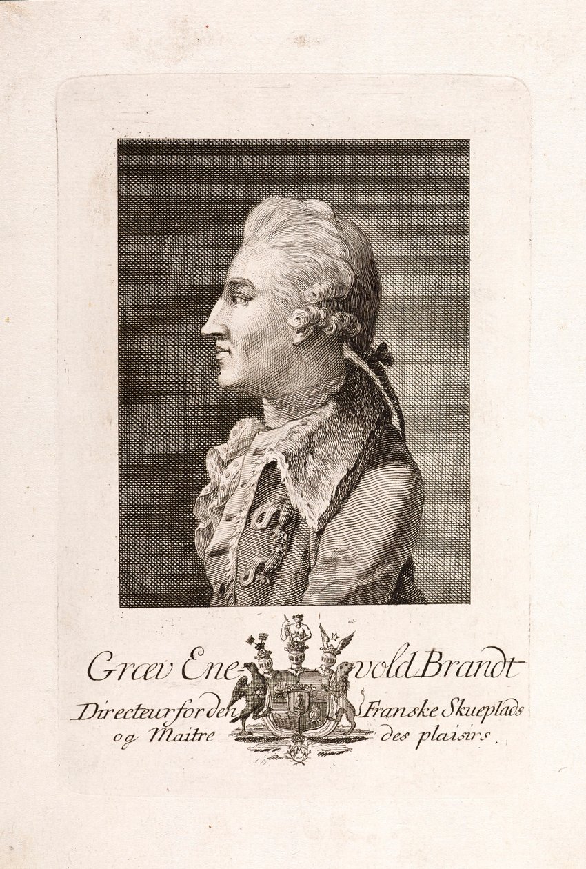 Kreivi Enevold Brandtin muotokuva 1738-1772. tekijältä Unbekannt