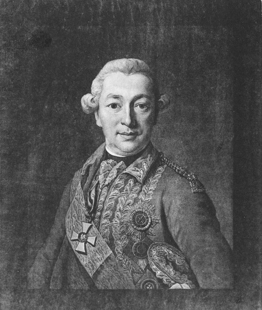 Kreivi Ivan Petrovitš Saltykovin muotokuva 17301805, 1700-luvun puoliväli. tekijältä Unbekannt