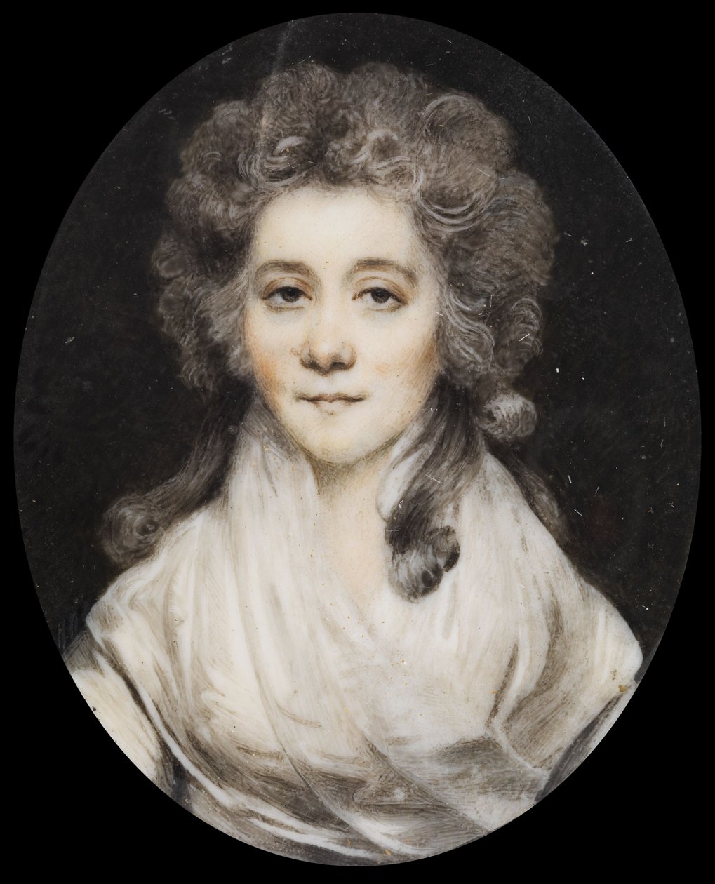 Kreivitär Anna Evgenyevna Obolenskajan muotokuva 1778-1810, 1700-luvun loppu. tekijältä Unbekannt