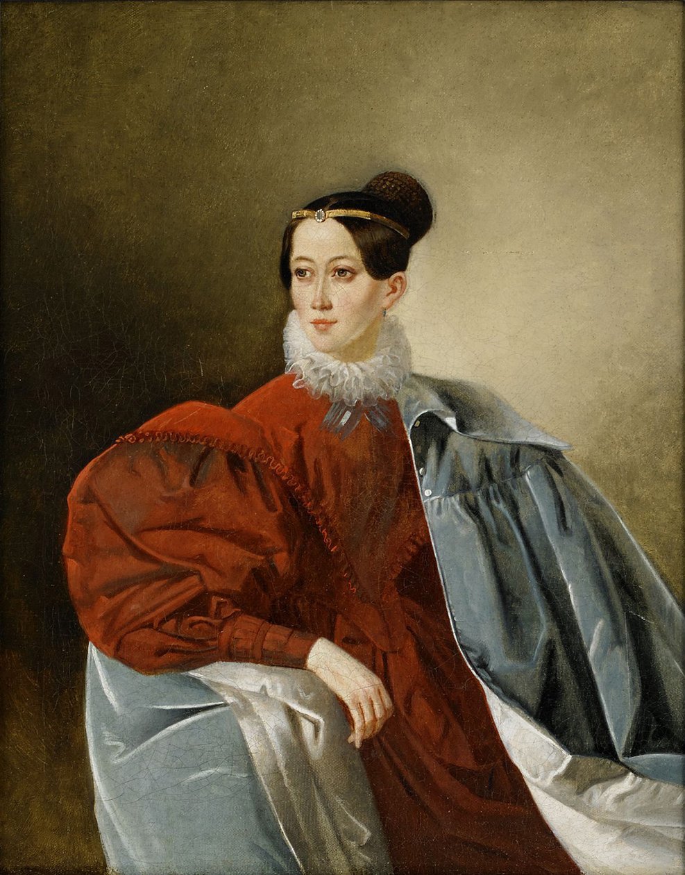 Kreivitär Jelizaveta Ivanovna Kropotkinan muotokuva 1803-1836, s. Dorokhova tekijältä Unbekannt