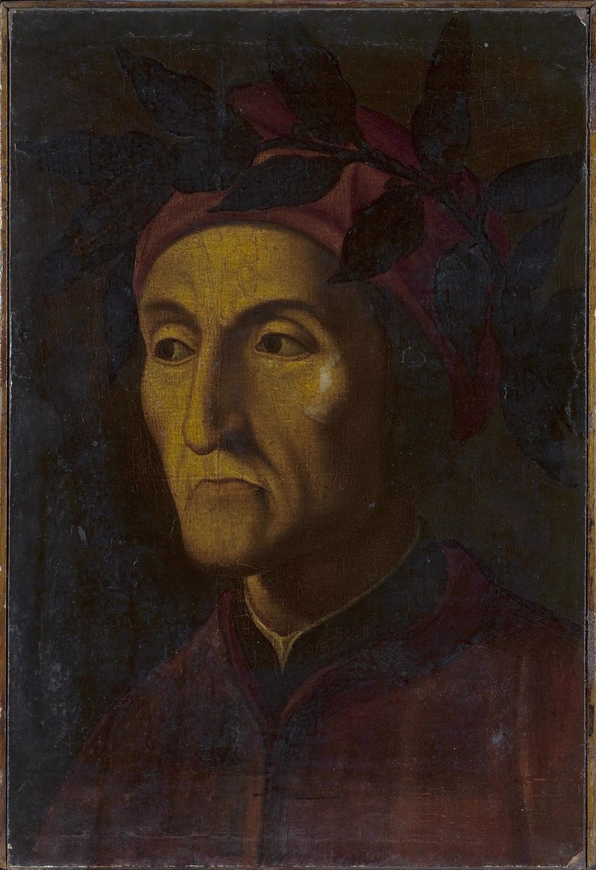 Dante Alighierin muotokuva 1265-1321, 1500-luku tekijältä Unbekannt
