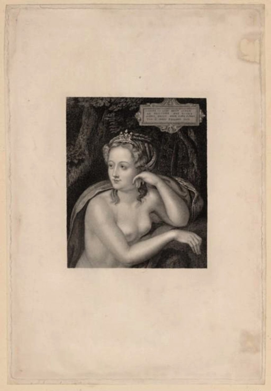 Diane de Poitiersin muotokuva 1499-1566, 1500-luvun puoliväli. tekijältä Unbekannt