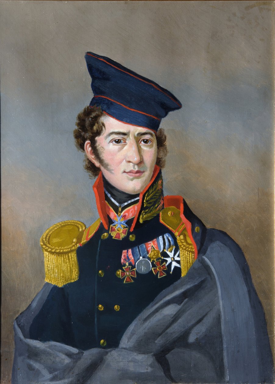 Dmitri Aleksejevitš Stolypinin muotokuva 1785-1826, 1800-luvun alku. tekijältä Unbekannt