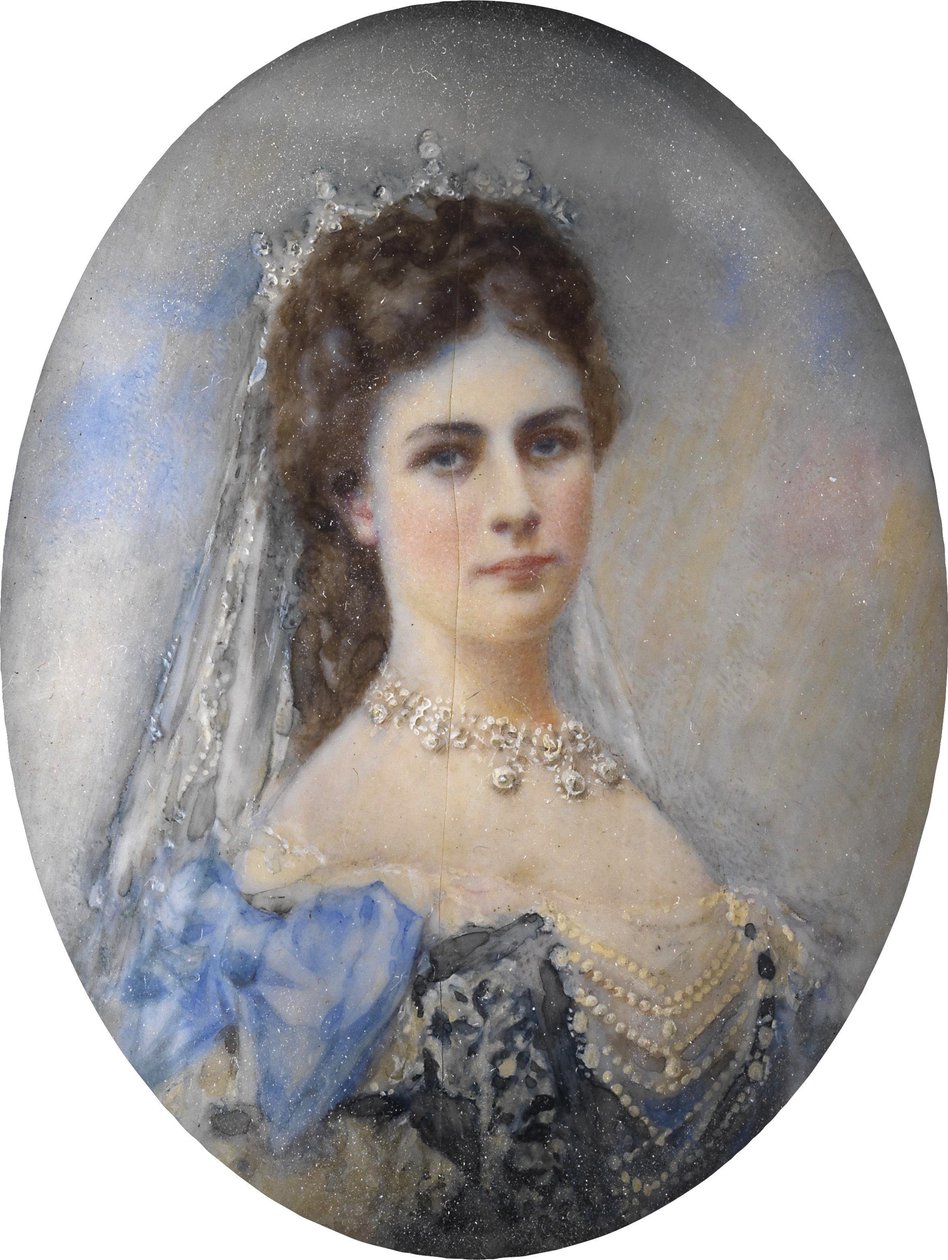 Muotokuva Elisabeth of Baijerista, n. 1900 tekijältä Unbekannt