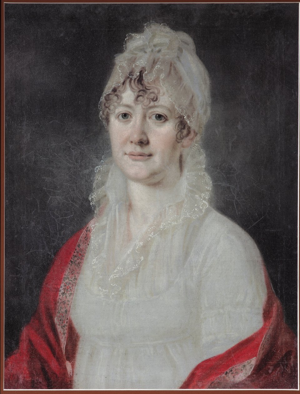 Muotokuva Elizaveta Aleksejevna Arsenjevasta, s. Stolypina 1773-1845, 1800-luvun alku tekijältä Unbekannt