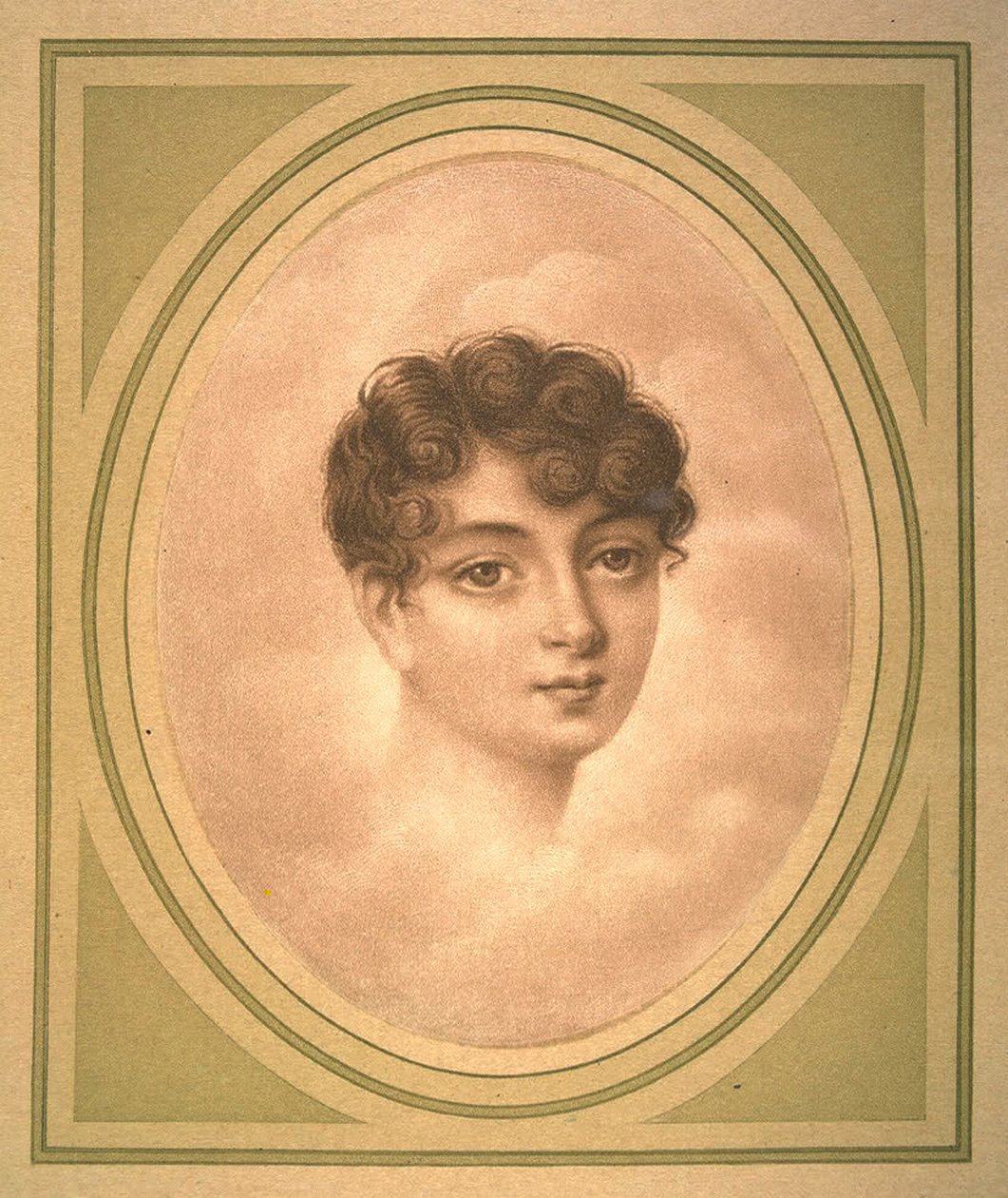 Eléonore Denuelle de La Plaignen muotokuva 1787-1868, 1800-luvun alku. tekijältä Unbekannt