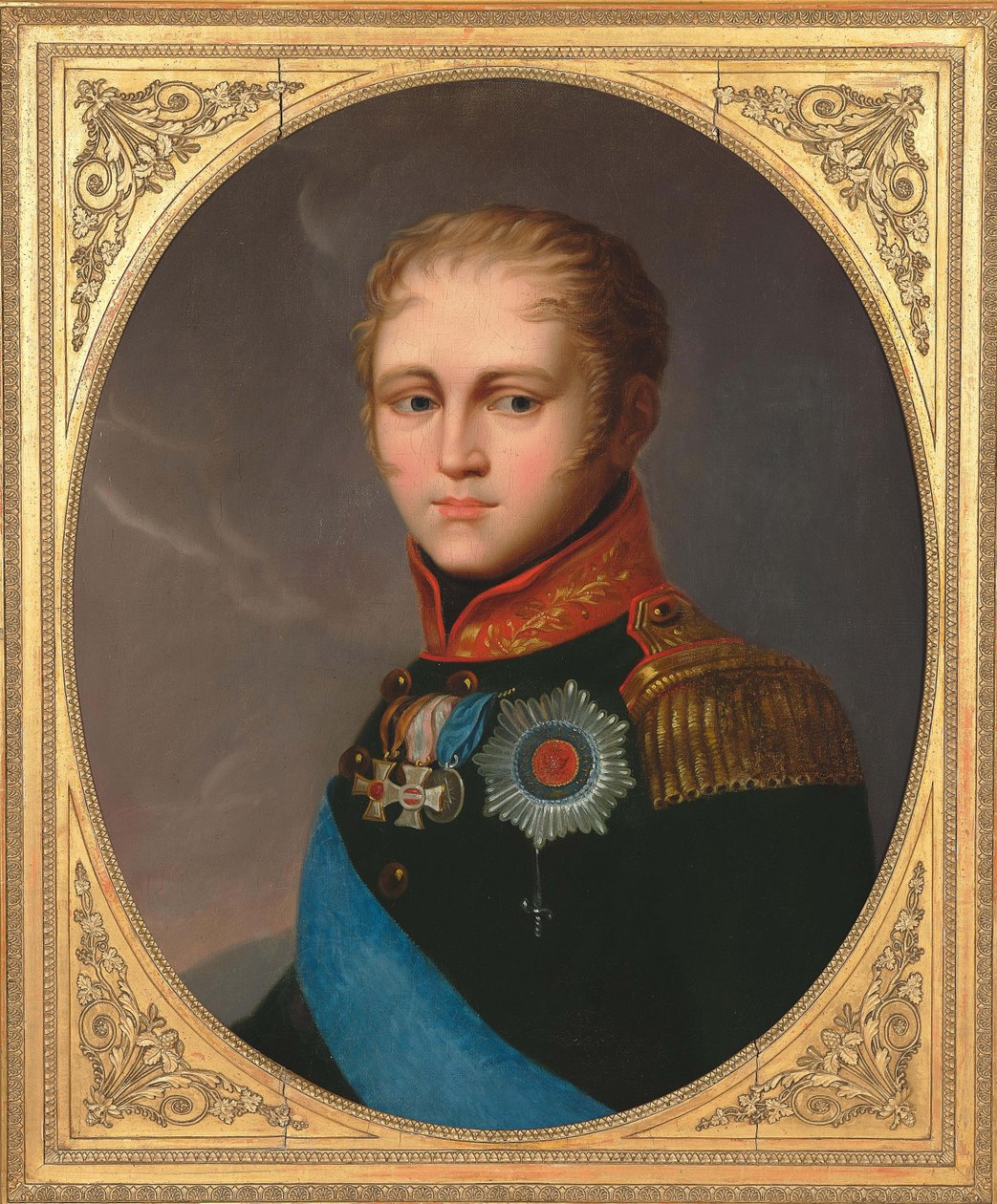 Keisari Aleksanteri I:n muotokuva 1777-1825, n. 1810. tekijältä Unbekannt