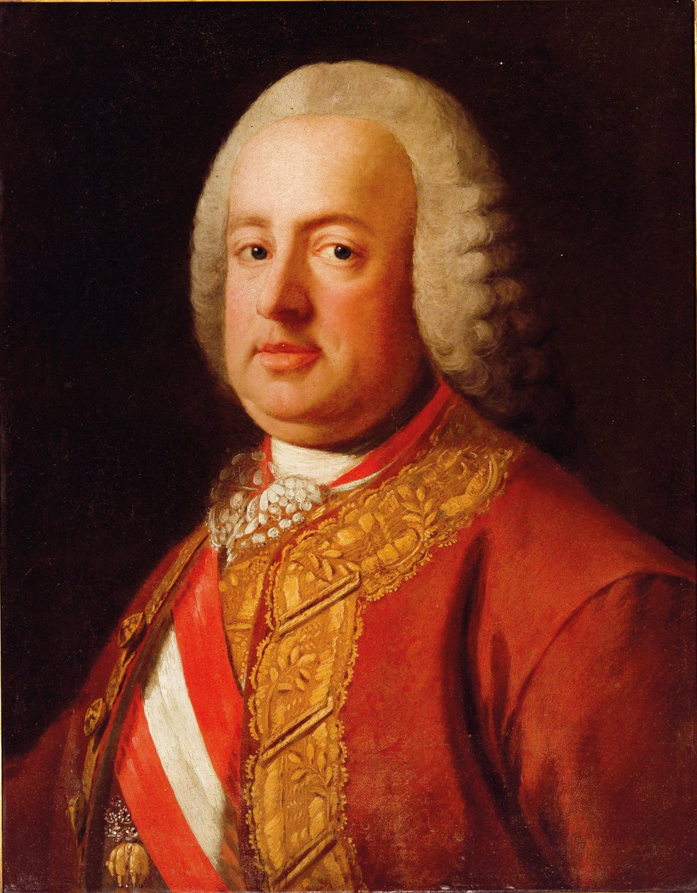 Itävallan keisari Francis I:n muotokuva 1708-1765, noin 1770. tekijältä Unbekannt