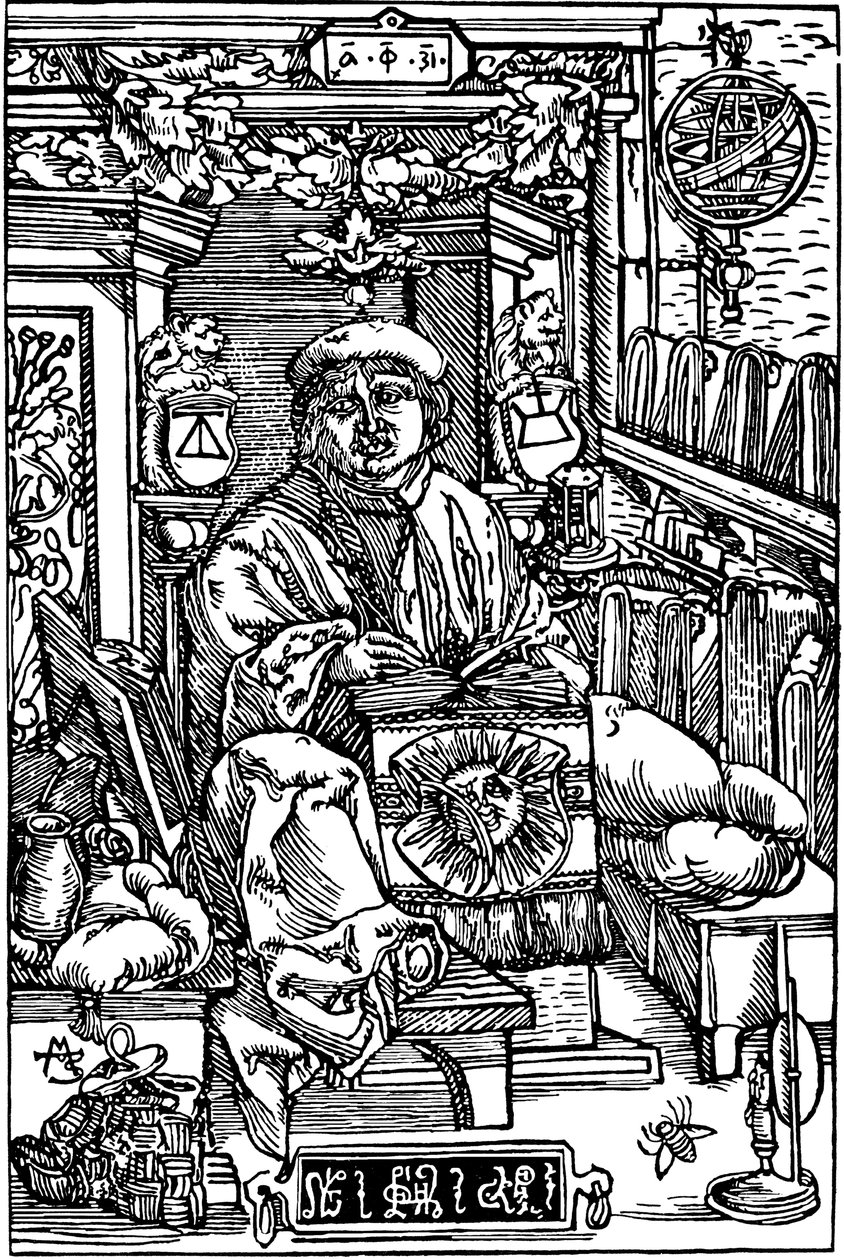 Francysk Skarynan muotokuva 1486-1541, 1517 tekijältä Unbekannt