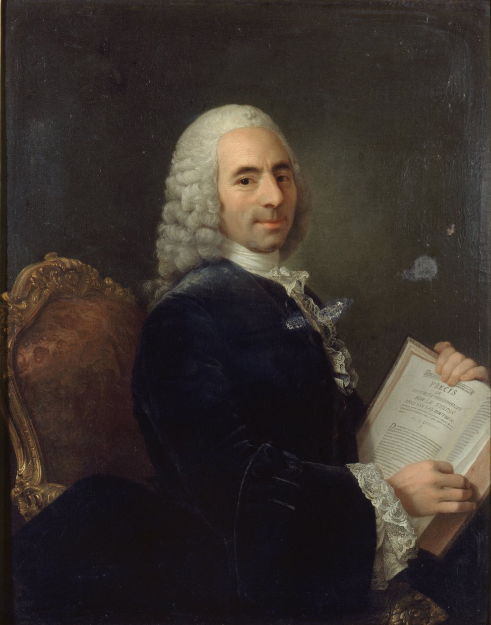 Francois Quesnayn muotokuva 1694-1774, 1743. tekijältä Unbekannt