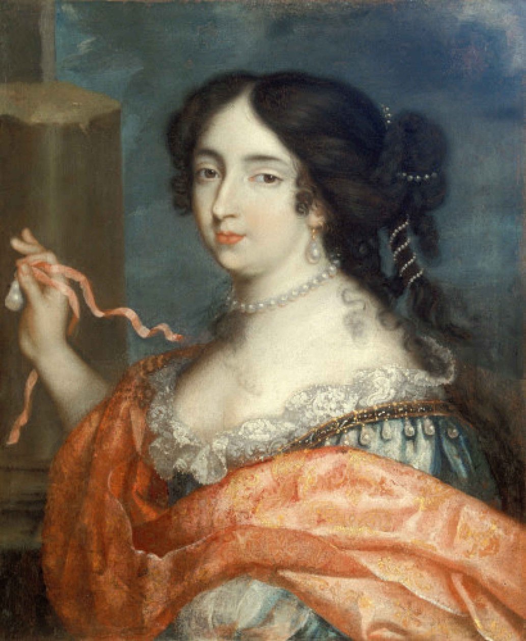 Françoise dAubignén muotokuva 1635-1719, Madame Scarron, n. 1670. tekijältä Unbekannt
