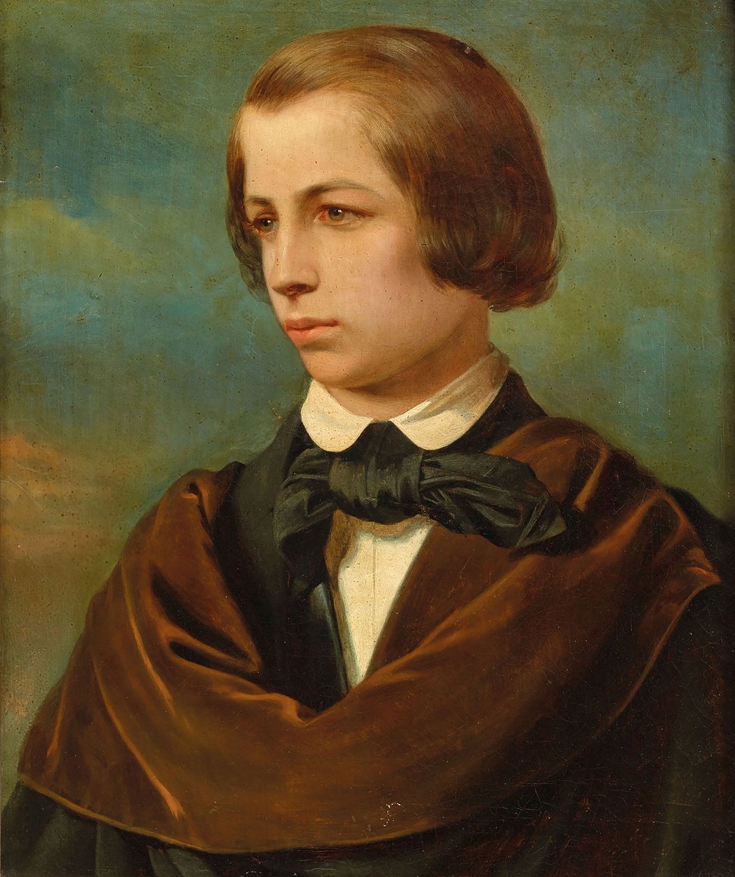 Franz Lisztin muotokuva 1811-1886, n. 1830. tekijältä Unbekannt