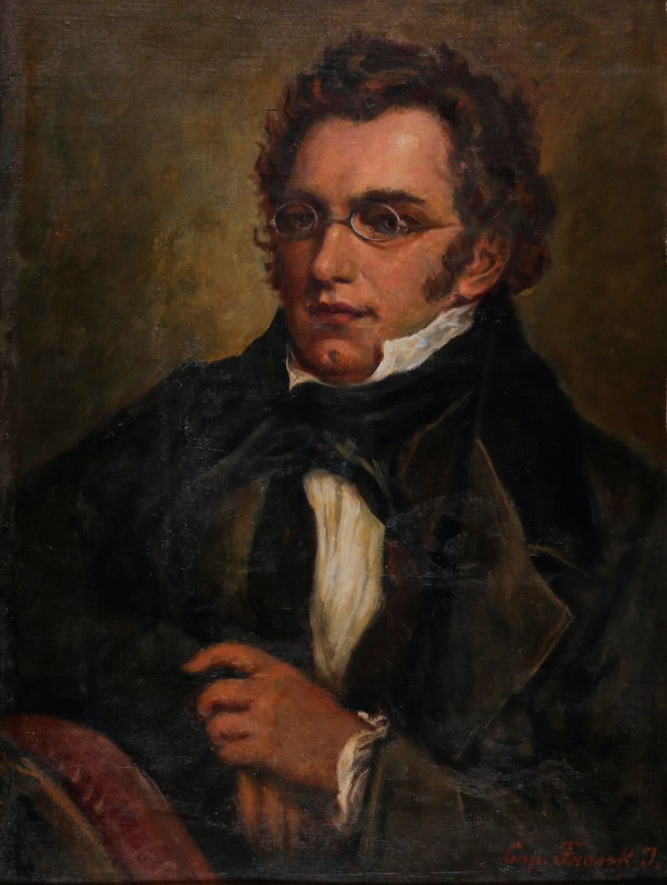 Franz Schubertin muotokuva 1797-1828, n. 1850. tekijältä Unbekannt