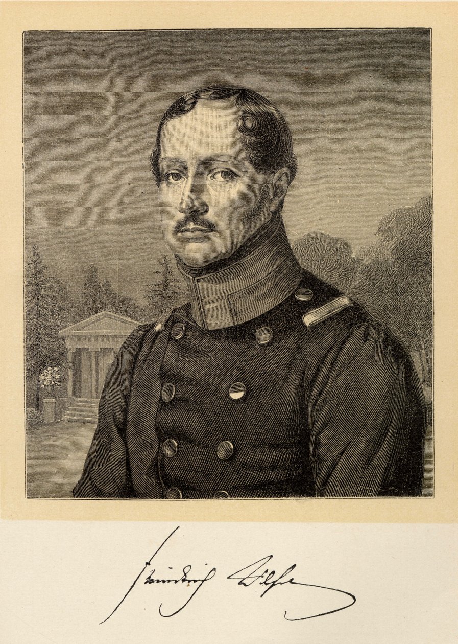 Frederick William III:n muotokuva Preussista 1797-1840. tekijältä Unbekannt
