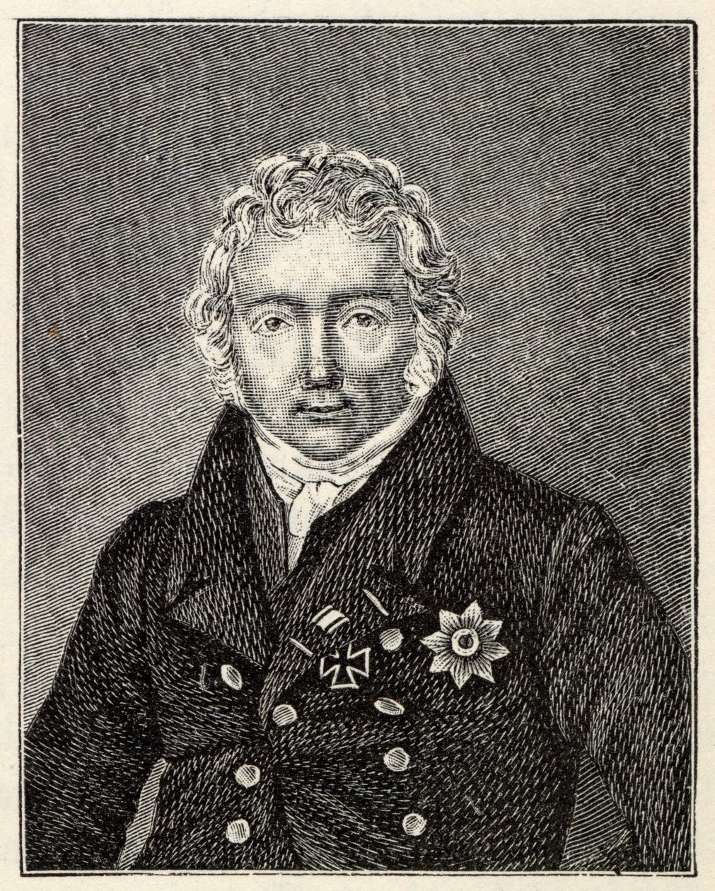 Friedrich von Motzin muotokuva 1775-1830. tekijältä Unbekannt