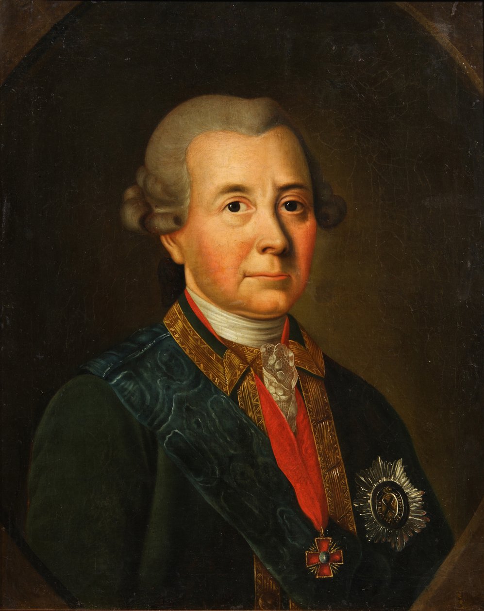 Fjodor Ivanovitš Wadkowskin muotokuva 1712-1783 tekijältä Unbekannt